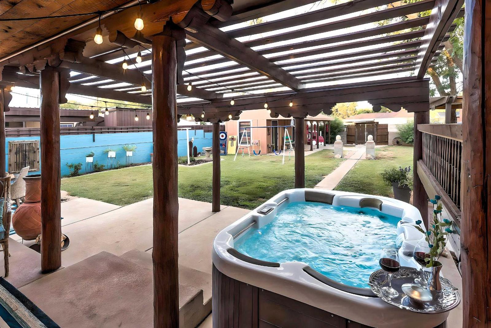 Fam-Friendly Clovis Hideaway with Yard and Pergola
